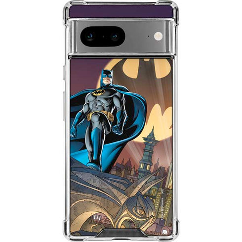DC Comics Batman in the Sky Google Pixel 8a Clear Case
